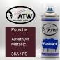 Preview: Porsche, Amethyst Metallic, 38A / F9: 400ml Sprühdose, von ATW Autoteile West.